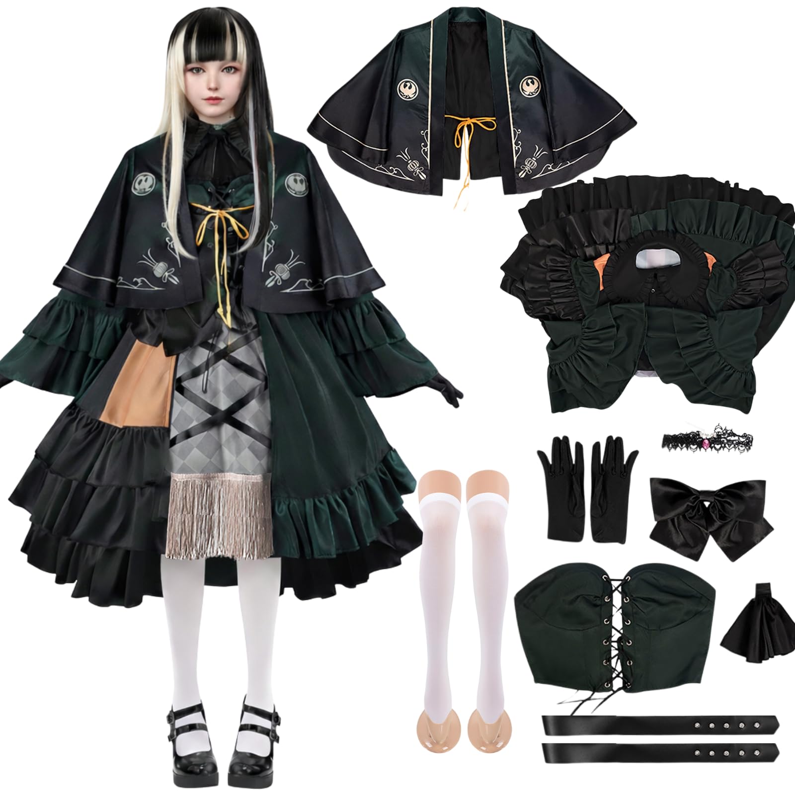 Amazon.co.jp: [milky time] ホロライブ 儒烏風亭らでん コスプレ