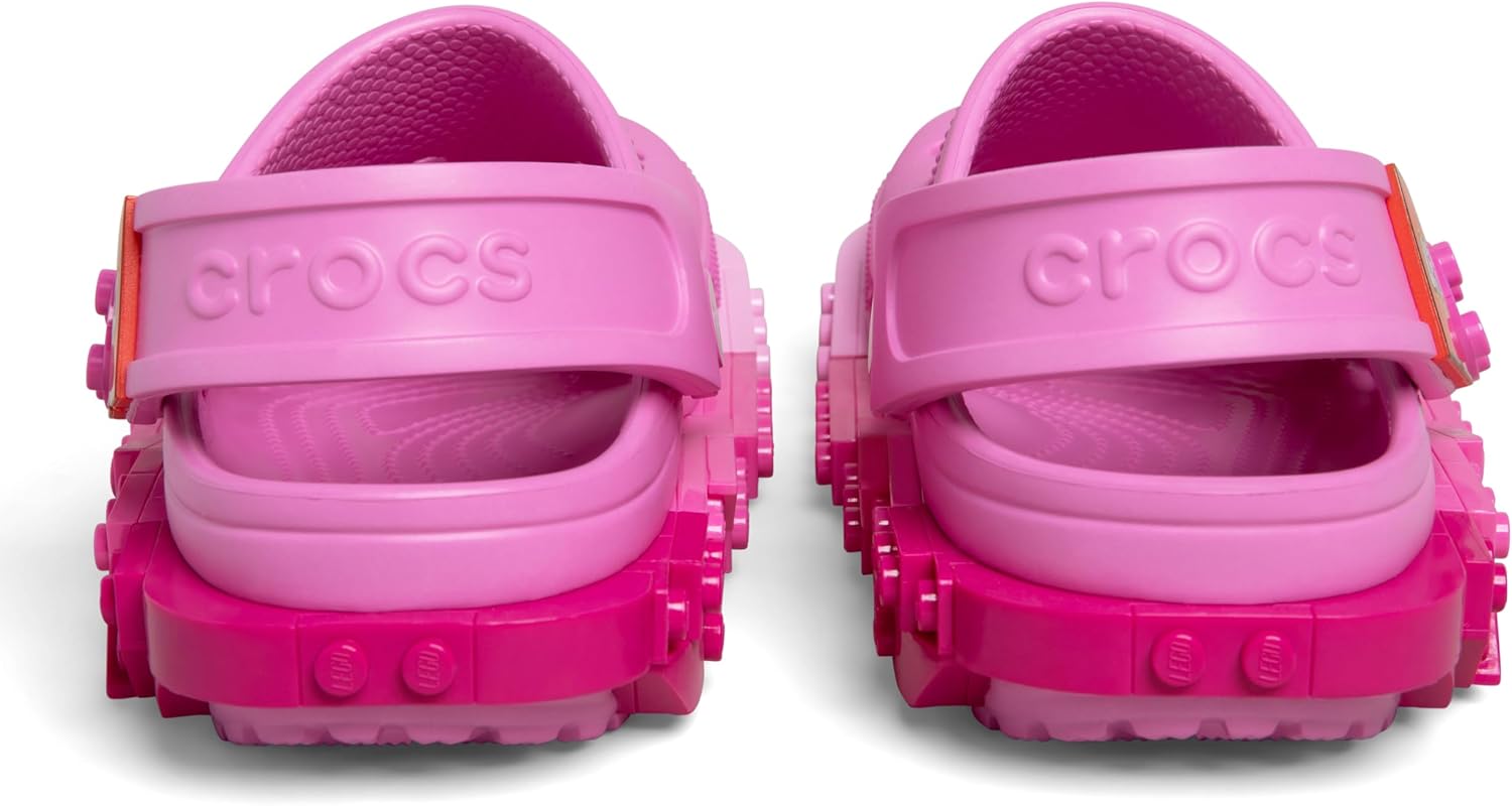 Crocs Unisex-Child Classic Lego System Clogs, Lego Shoes for Kids