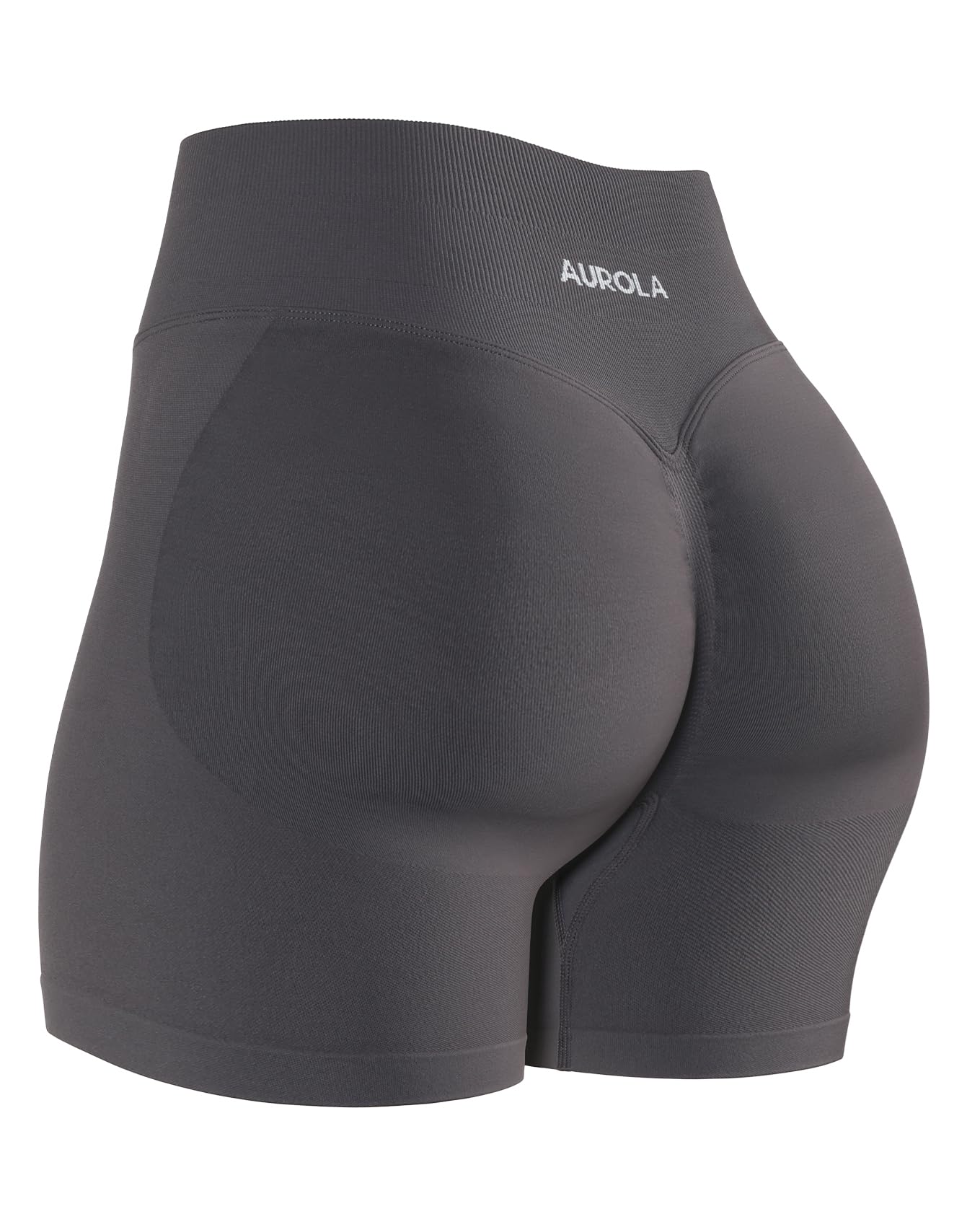 AUROLA Influence Workout Shorts for Women,2.5 3.5 4.5 5.5 6.5 No Roll Up Squat Proof Scrunch Seamless Compression Gym Short