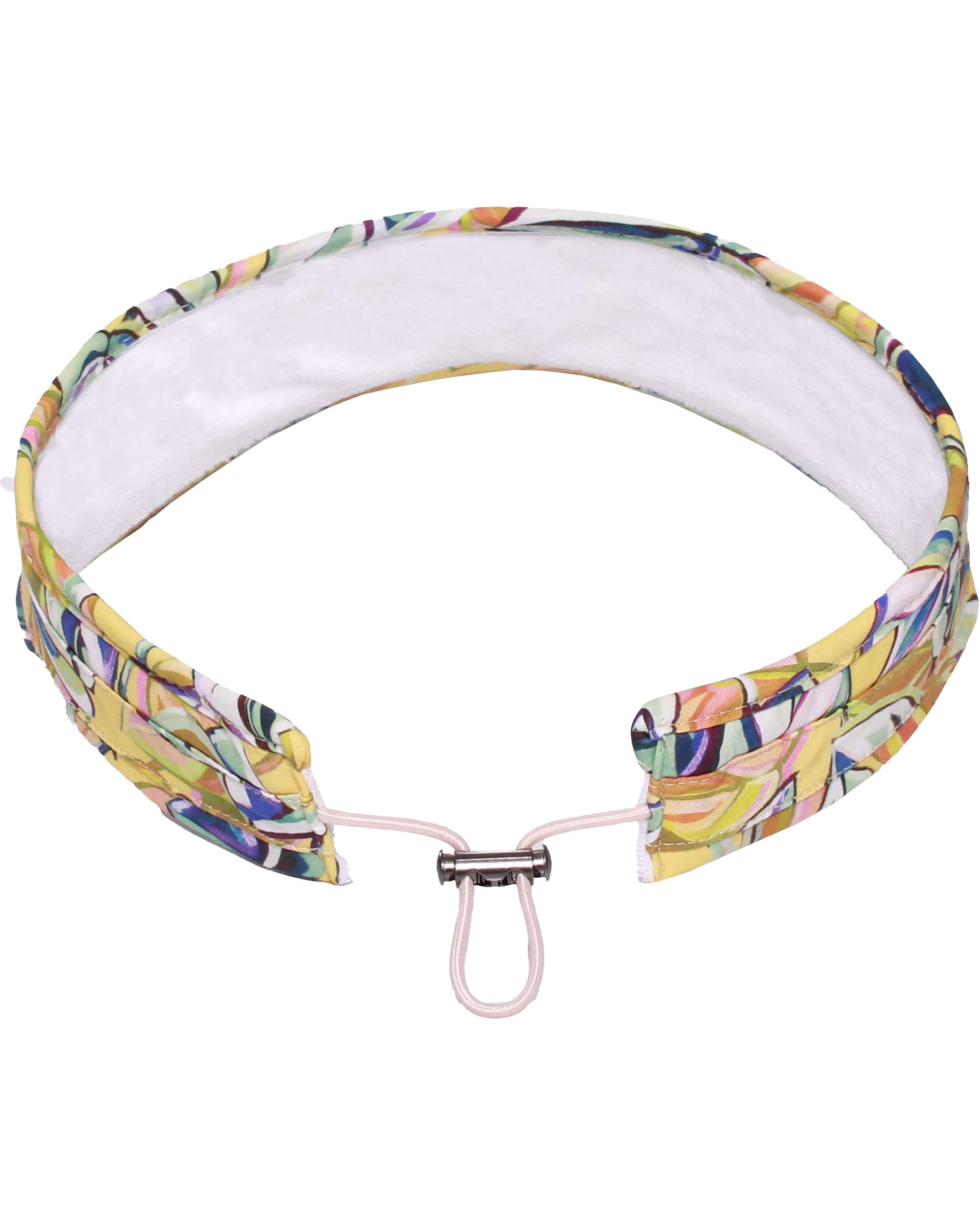 LOEVENICH Visor solar para mujer, de algodón ligero, ajustable con banda de goma, ideal para verano, playa, deportes