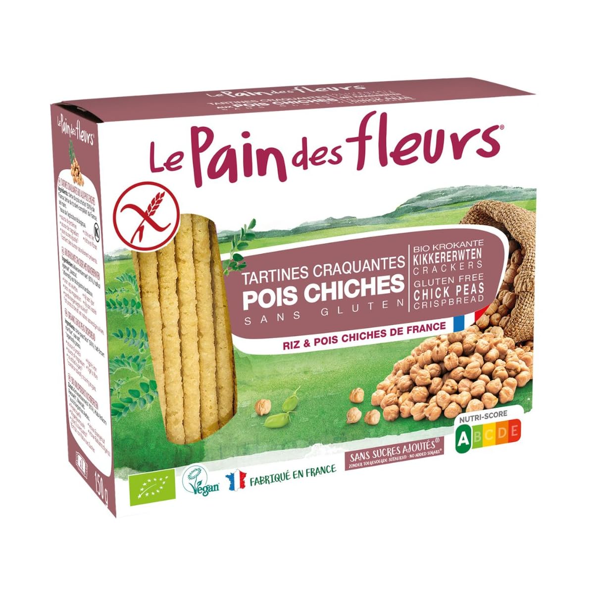 Le Pain des Fleurs Pois Chiches 150 g- Bio