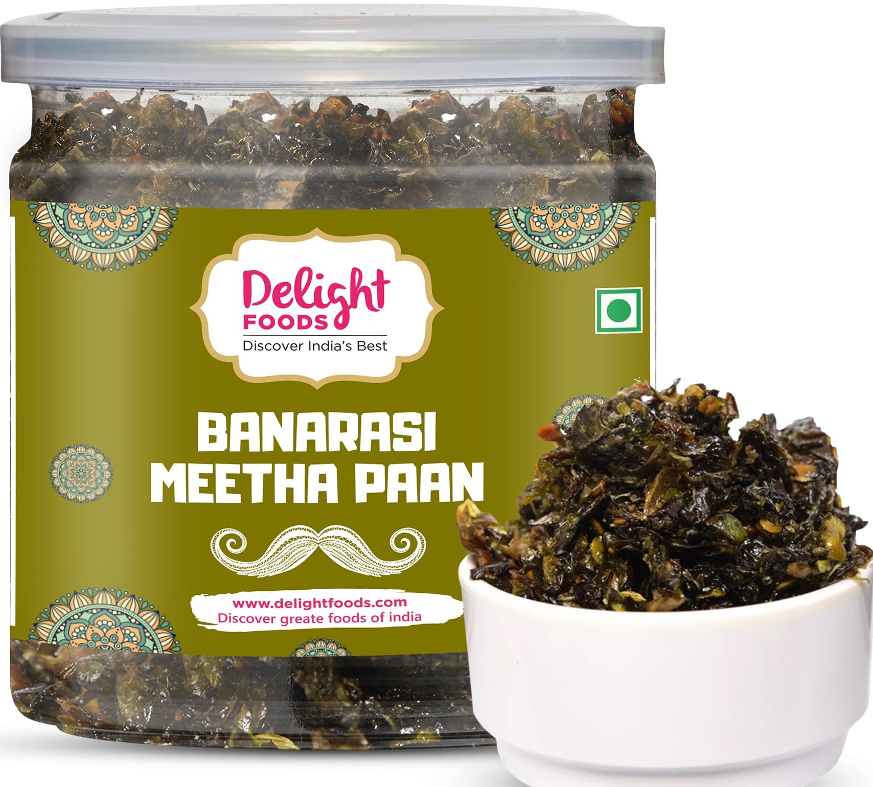 Delight Foods Banarasi Meetha Paan (Without Supari & Areca Nut) (300g)