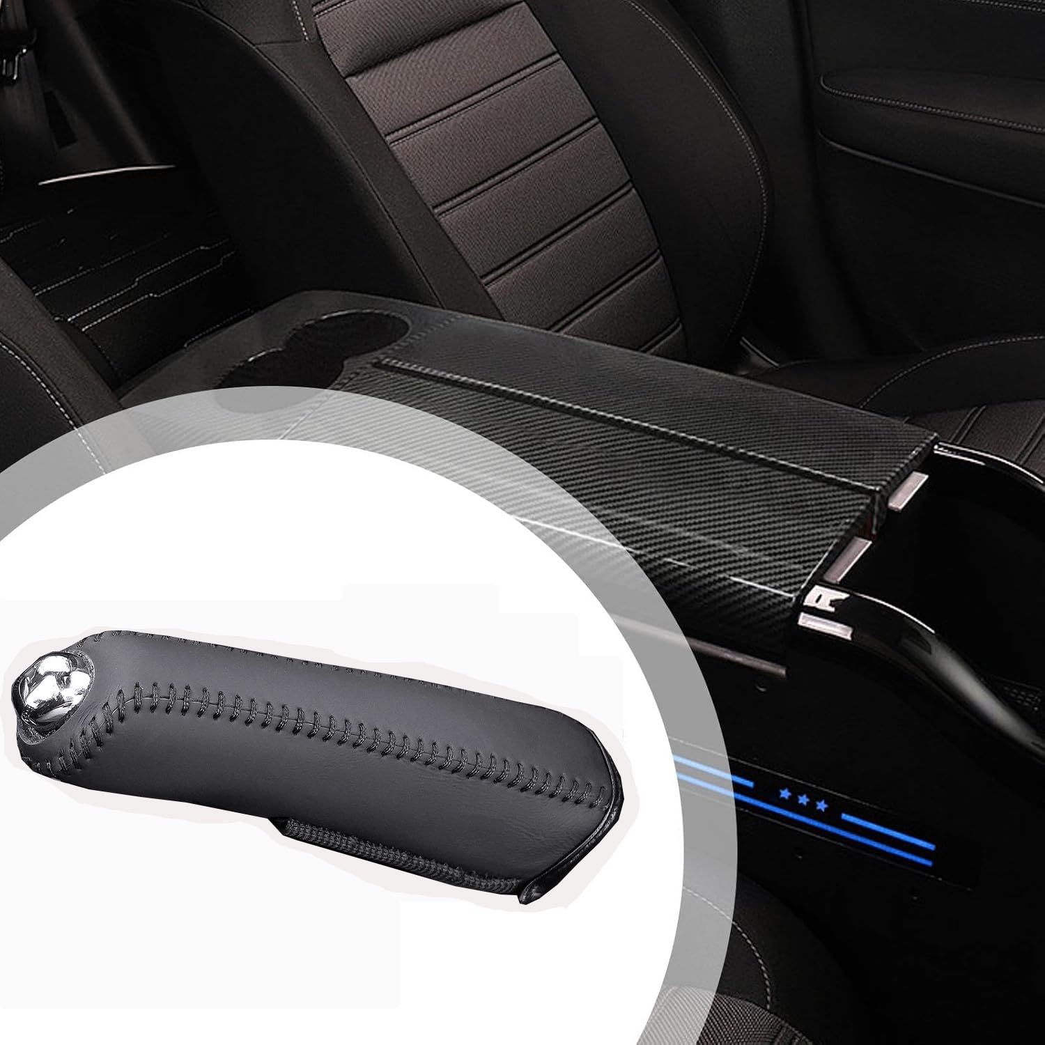 Auto Handbremse Protector Cover für Ford C Max 2(2010-2019) Zubehör Auto Handbremsschutz Handbremshebel Schutzhülle Auto Handbremse Abdeckung