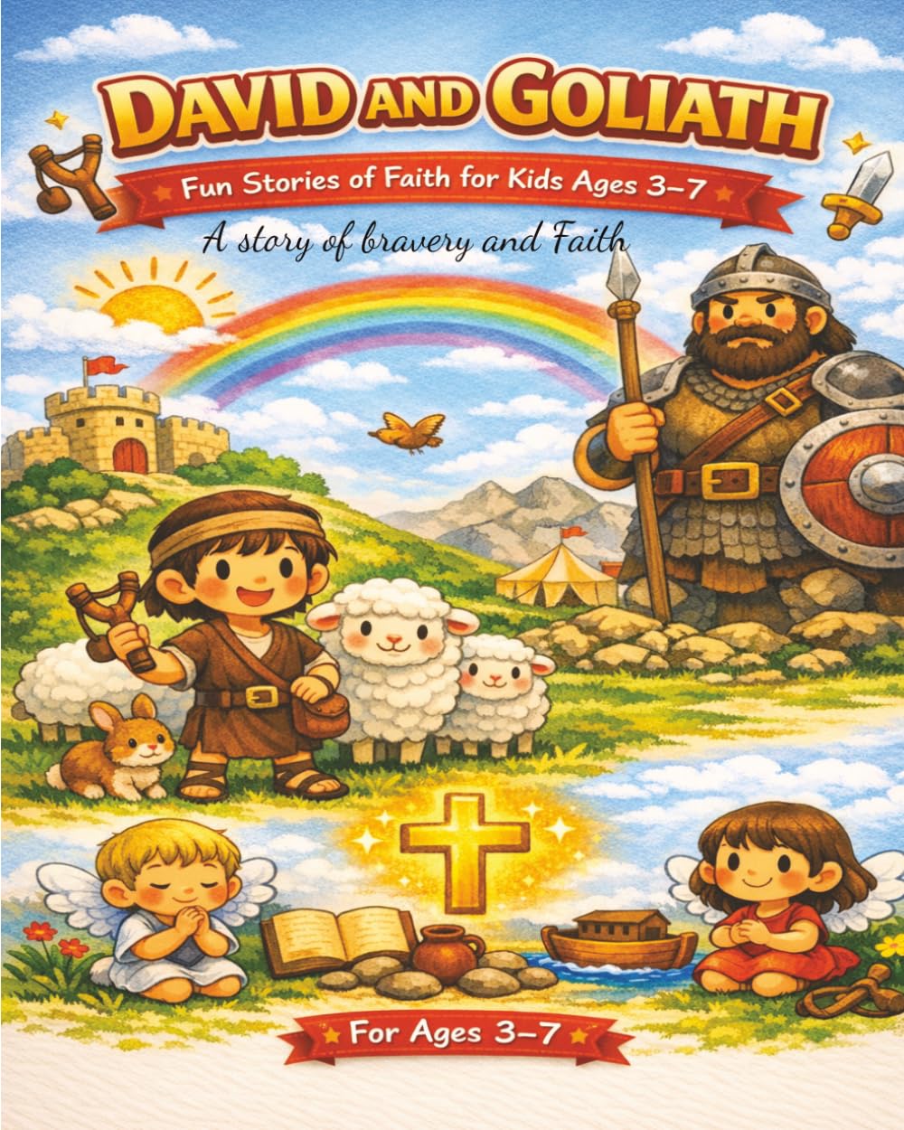 David and Goliath: A Bible story of Bravery and Faith