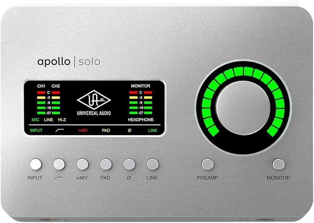DTM・DAW Universal Audio apollo solo USB Universal Audio Apollo Solo USB Audio Interface : Amazon.in