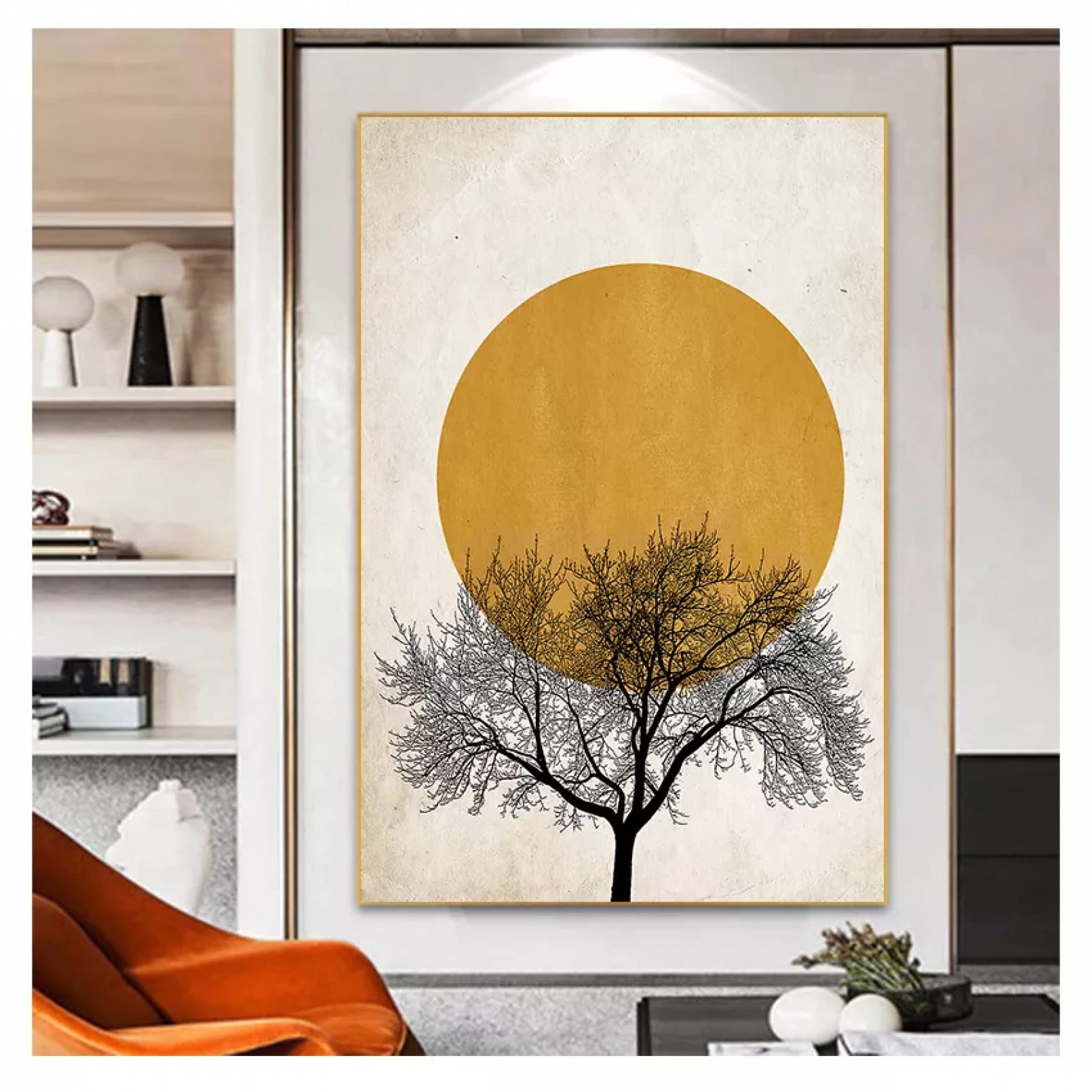 Lienzos para pintar con impresiones decorativas modernas de paisajes invernales