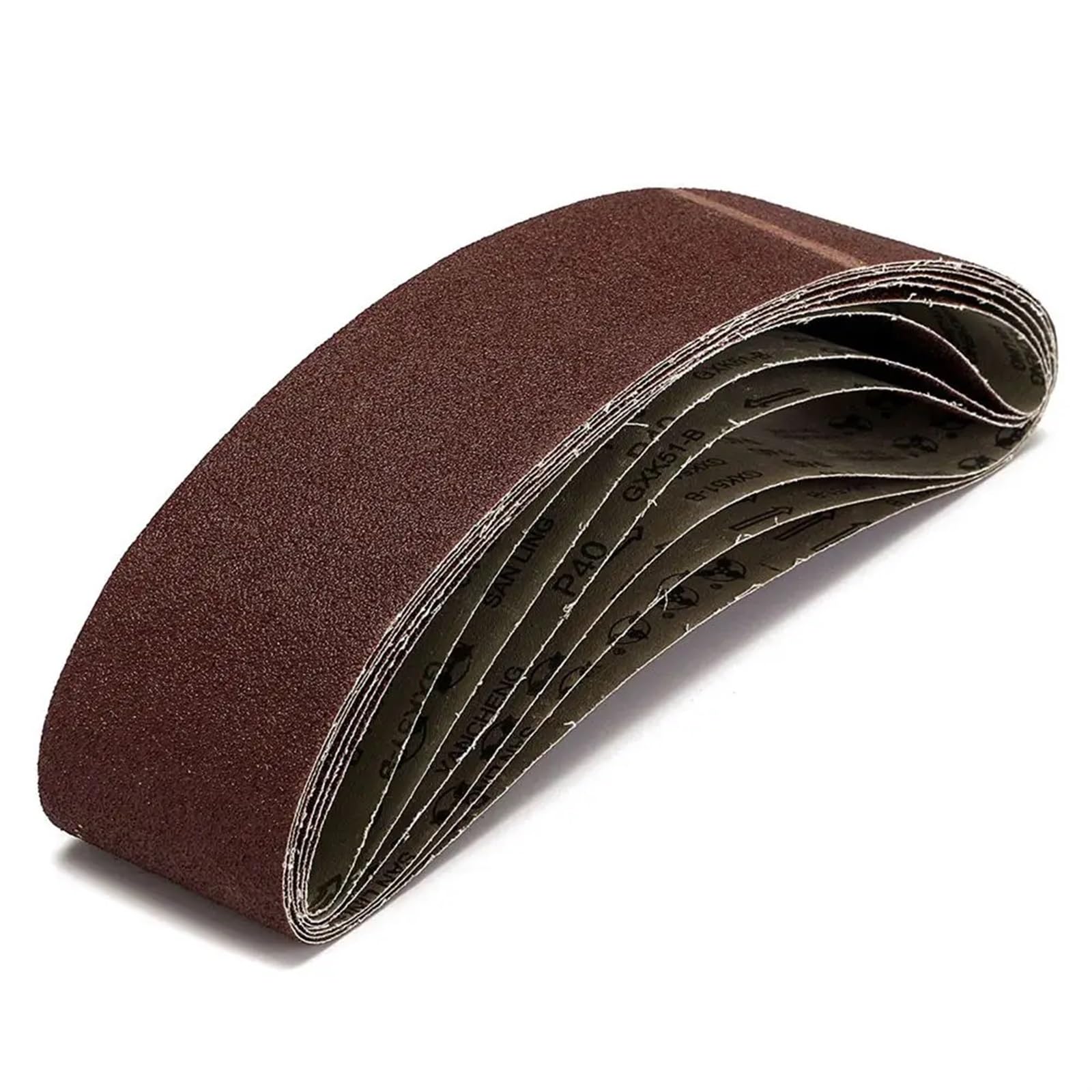 Nastri Abrasivi 6 confezioni da 4 pollici x 36 (100x915 mm) 40 Grit nastri abrasivi for la lavorazione dei metalli