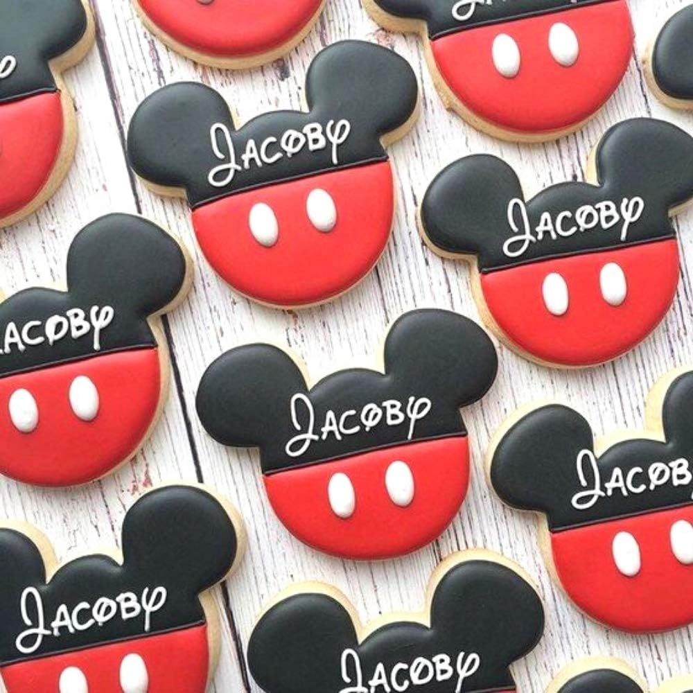 2-Piece Cartoon Mouse Cookie Cutter Set, Plastic