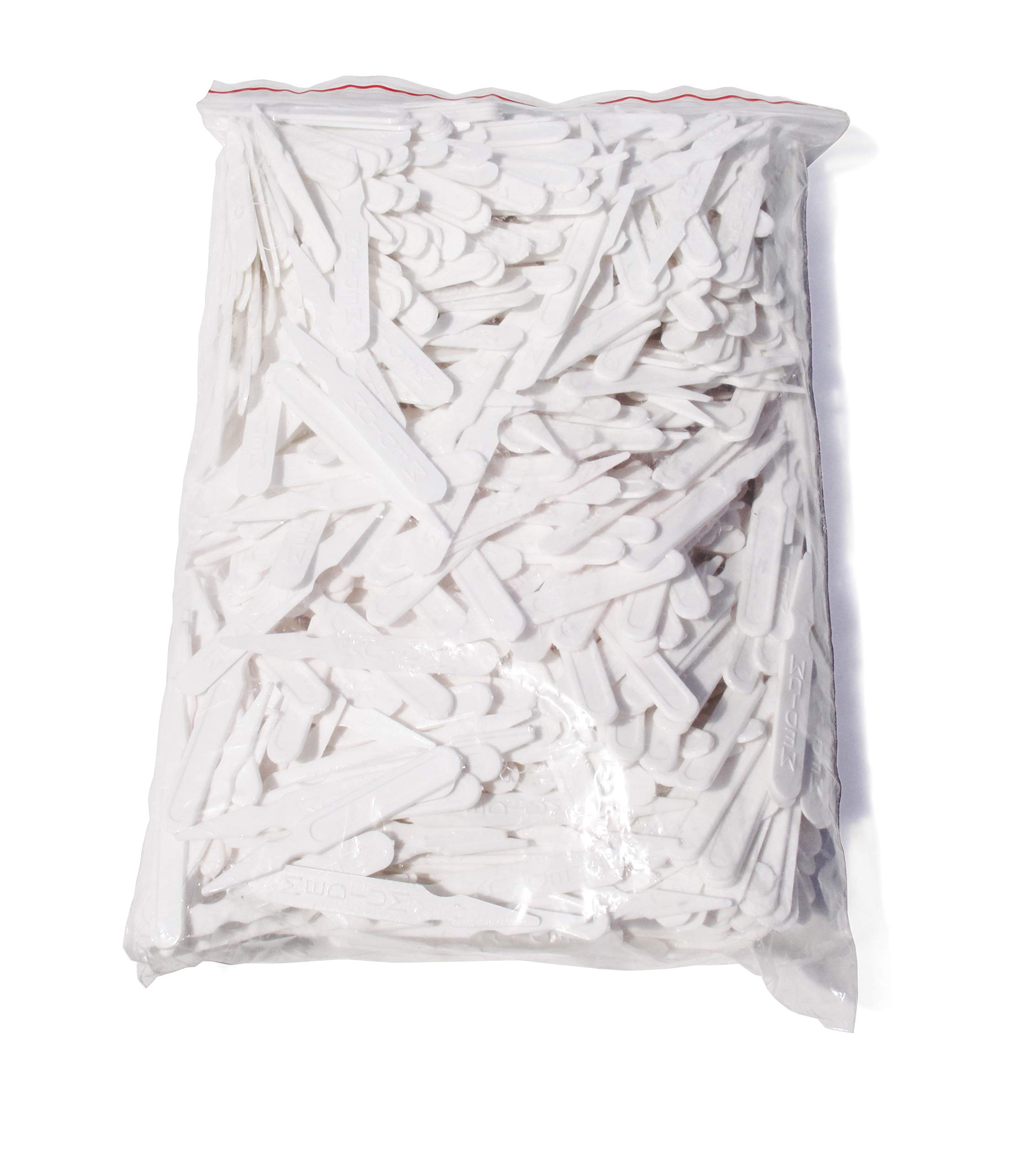 New Star Foodservice 24166 Plastic Medium Steak Markers. White (Pack of 1000)