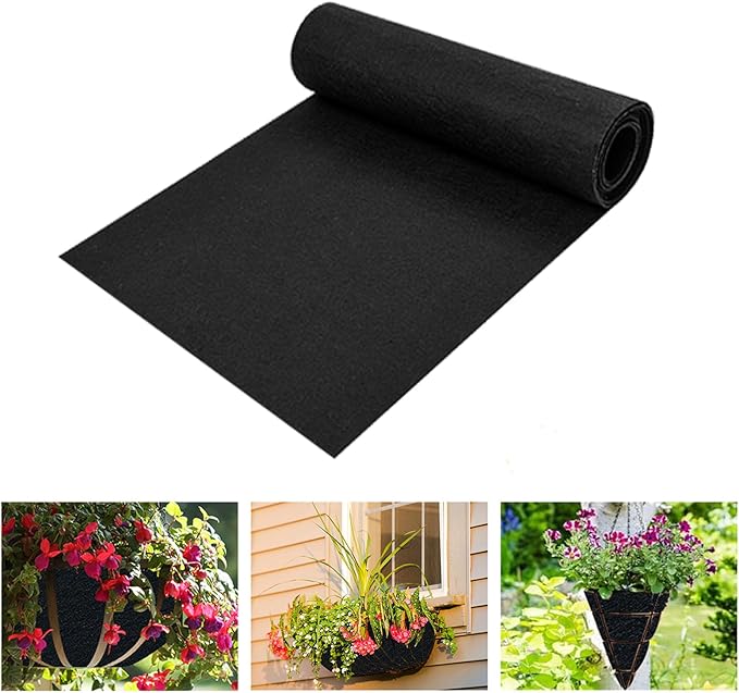 12x40 Inch Felt Planter Liner Roll Non Woven Fabric Plant