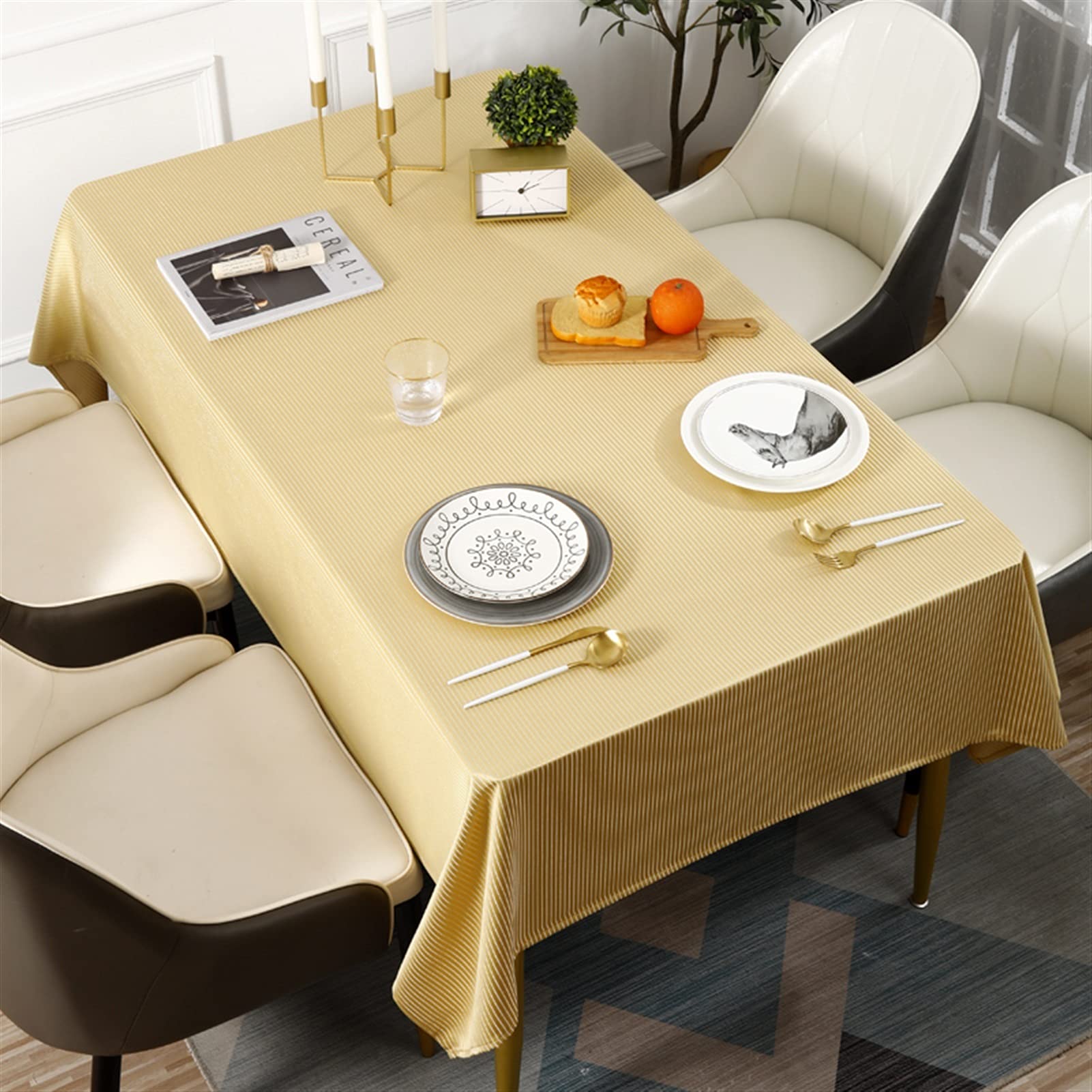 Elegante e Lussuoso Europa Luxury Tovaglia Tovaglia Rettangolare di Qualità Tessuto in poliestere Poliestere Tessuto Tessuto MEDO PROVA A PROVA A PROVA A PROVA A PROVA A PROVA A PROFESSIONALE E STANZA