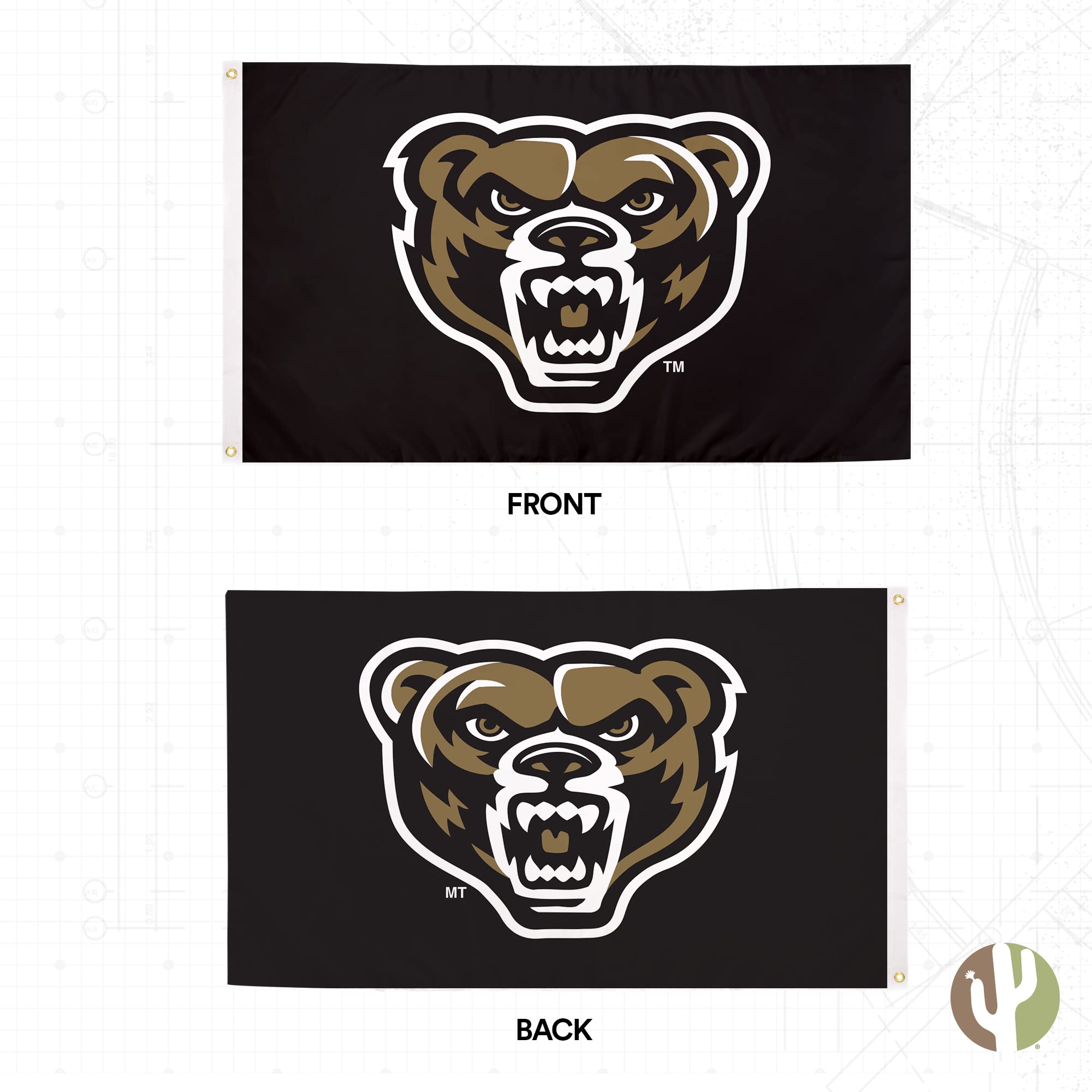 University Of Oklahoma Sooners Garden Flag - Double Sided 100% Polyester Banner (Design M)