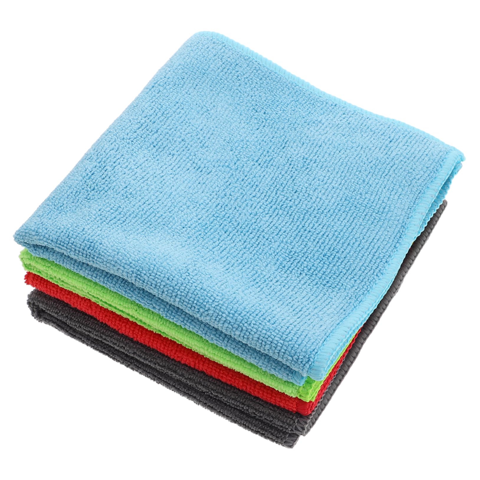 Paños de Microfibra para Secado y Lavado para Limpieza de Coches y Cocina Reutilizables 24piezas Alta Absorción y Fácil de Limpiar