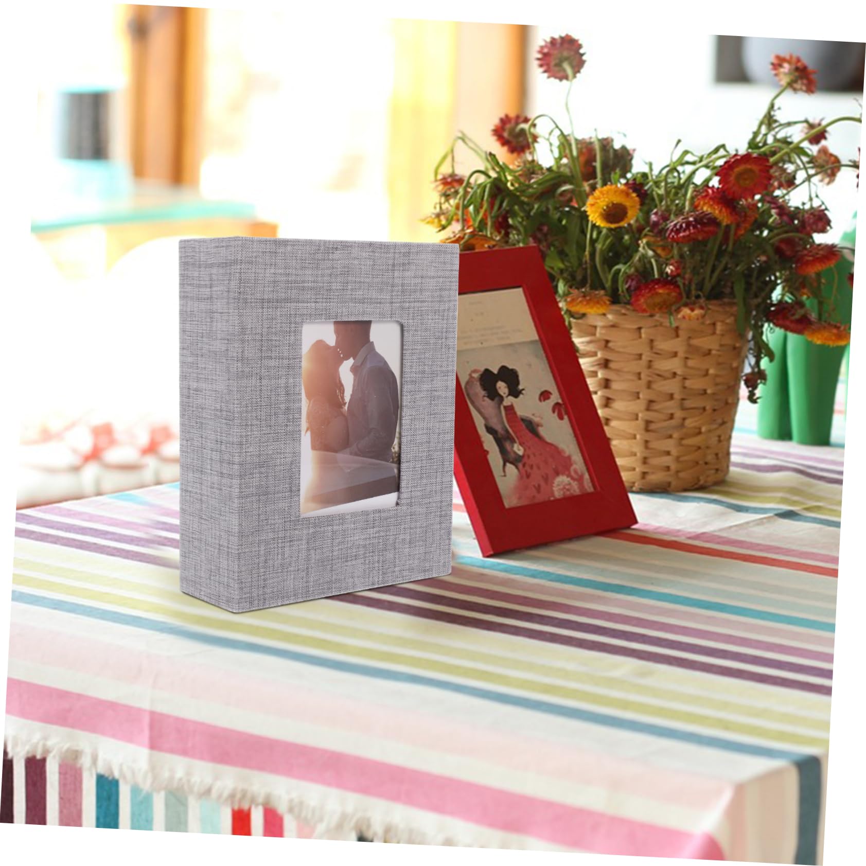 Cabilock 4piezas Álbum De Fotos Multifuncional Cubierta De Álbum De Recuerdos Para Bodas y Familias Páginas Interiores Blancas Páginas