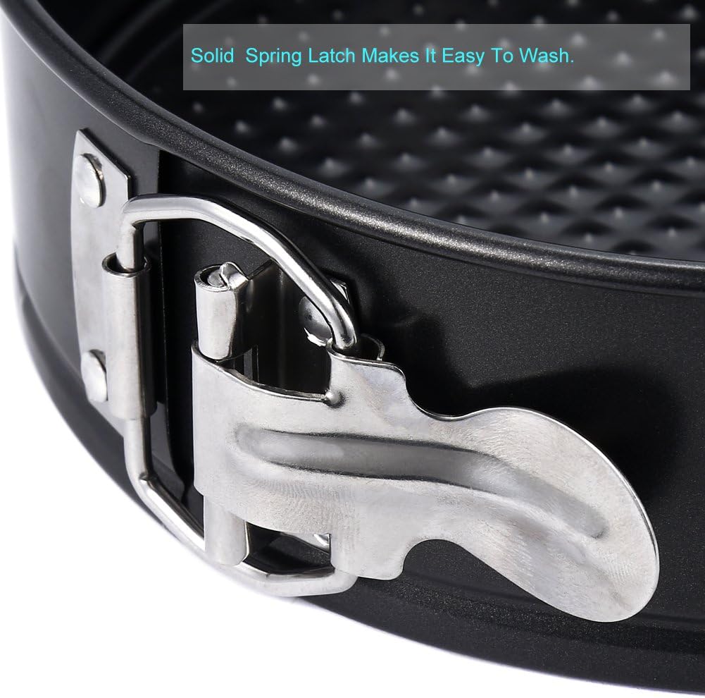 Springform Pan,7 Inch Non-stick Springform Pan Cheesecake Pan,Round Interlocking Leakproof Baking Cake Pan Bakeware with Removable Bottom - Fits 5, 6, 8 Quart Instant Pot Pressure Cooker (7 inch)