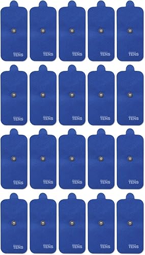 Miniatura 7 de HiDow - Electrodos TENS de repuesto compatibles, almohadillas de electrodo de alta calidad para unidades TENS de alta calidad, 5 pares de electrodos