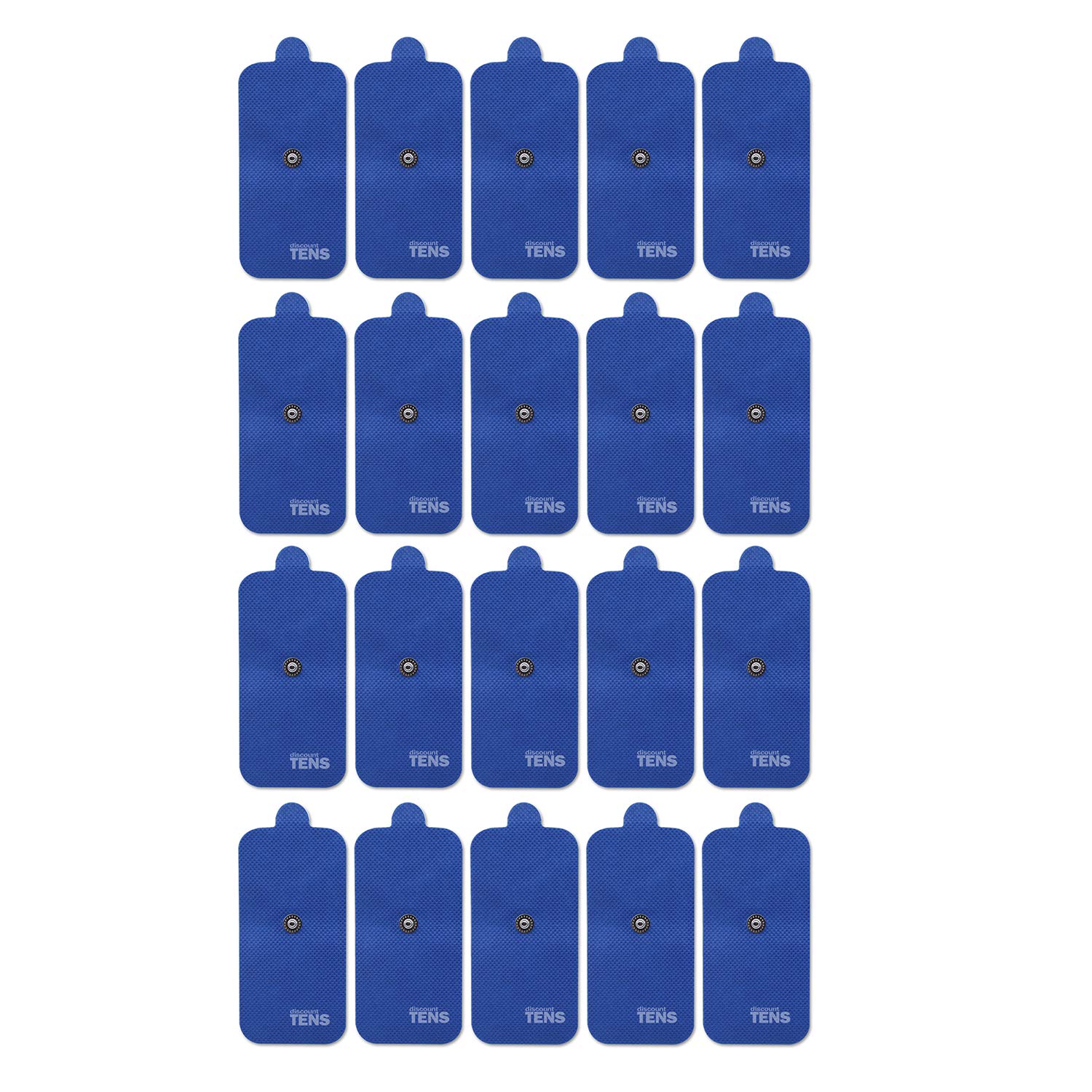 HiDow Compatible Replacement TENS Electrodes, Premium Quality Electrode Pads for Hi-Dow TENS Units, 10 Pair of Snap TENS Unit Electrodes (20 TENS Unit Pads), 2 inch X 4 inch, Discount TENS Brand-image-20