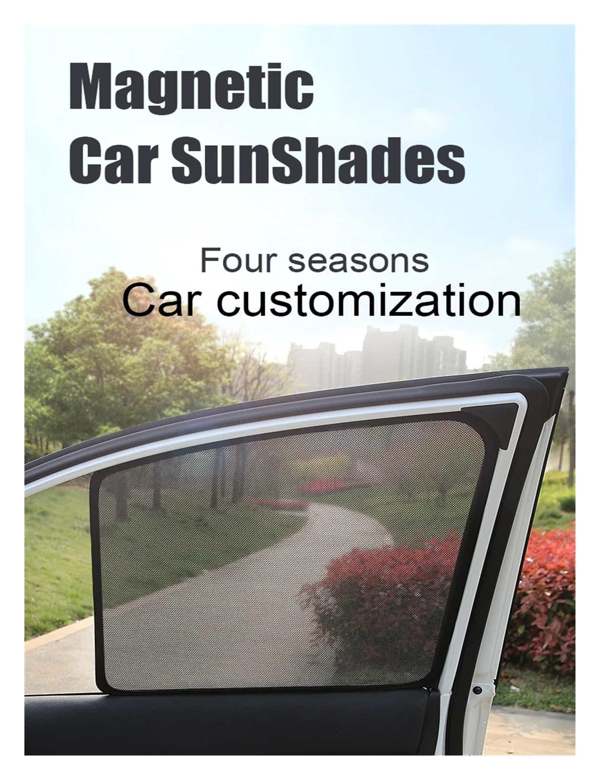 Side Window Visor Coche Parasol Ventana Coche Protección UV Cortina Automática Visera Malla Red para Serie 5, F10, 2009, 2010, 2011, 2012, 2013, 2014, 2015, 2016, 2017