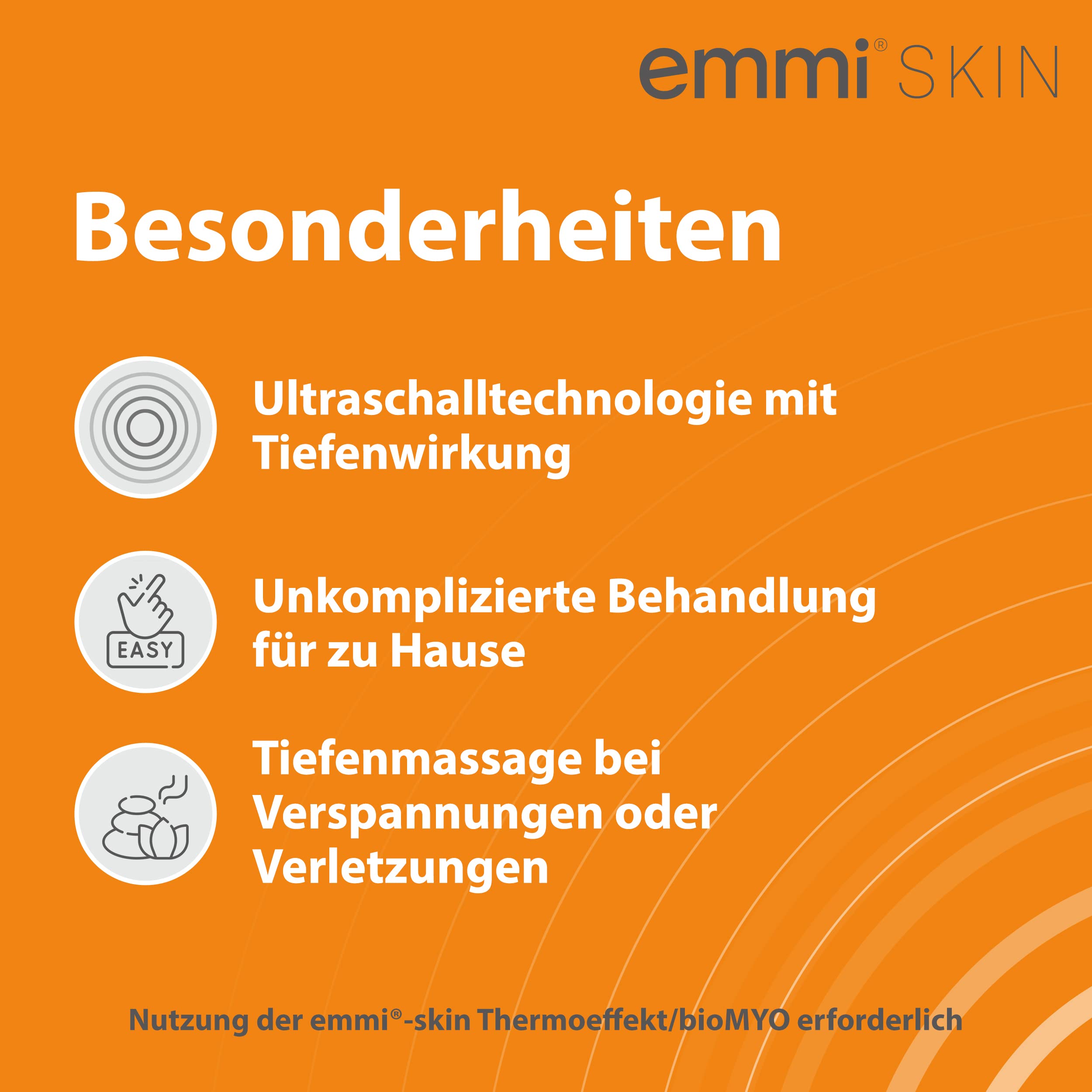 Sport Thermoeffekt Set – Ultraschallgerät zur Muskelentspannung und -regeneration, ideal bei Verspannungen und Sportverletzungen