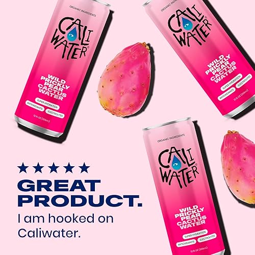 Miniatura 6 de Caliwater - Agua orgánica de cactus - Tuna silvestre - 0.18 oz de azúcar, 25 calorías - Alternativa al agua de coco - Hidratación natural a base de