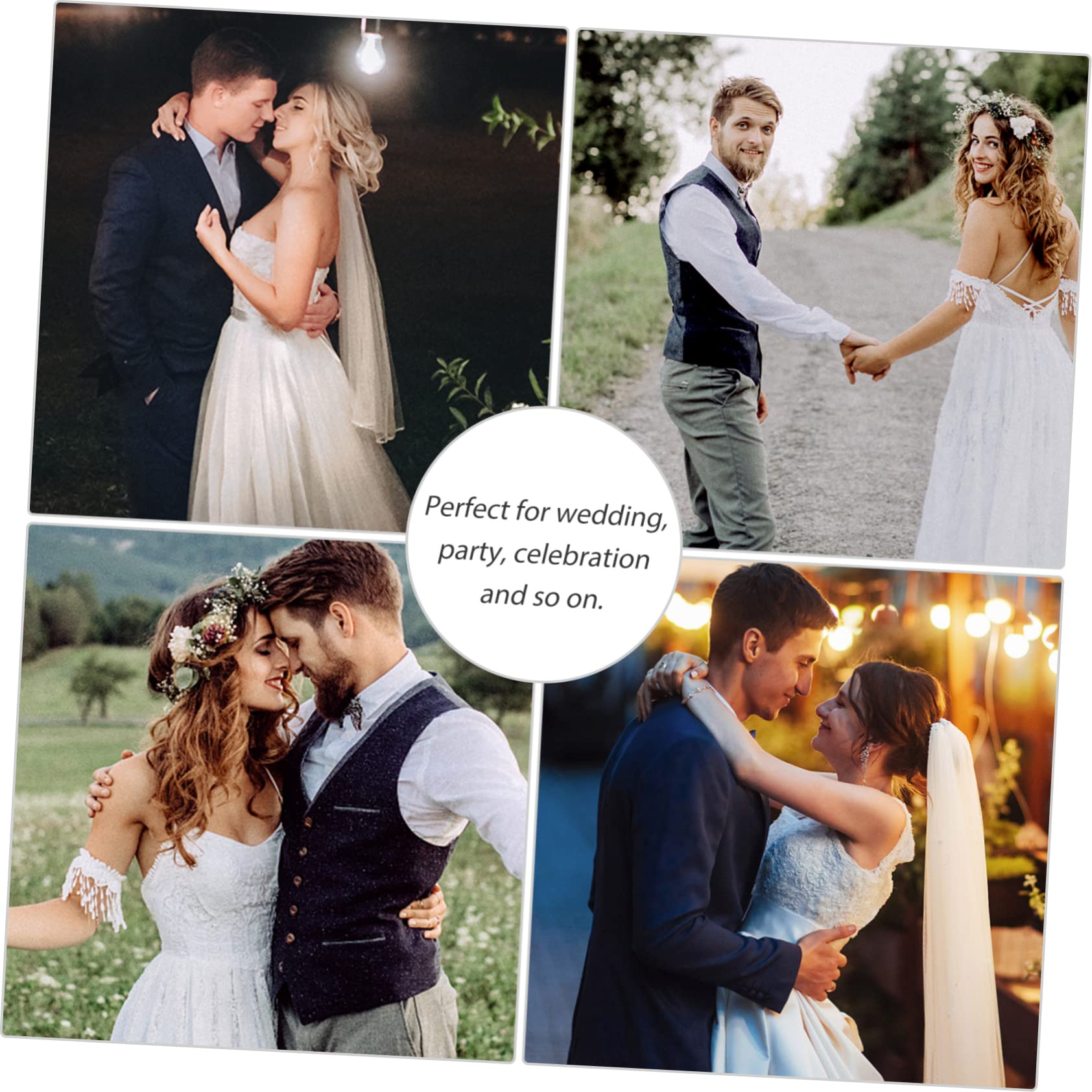 Healvian 30pezzi Bows in Lucida Per Decorazioni Matrimoni Pratici in Colori Per Auto Nuziali Regali e