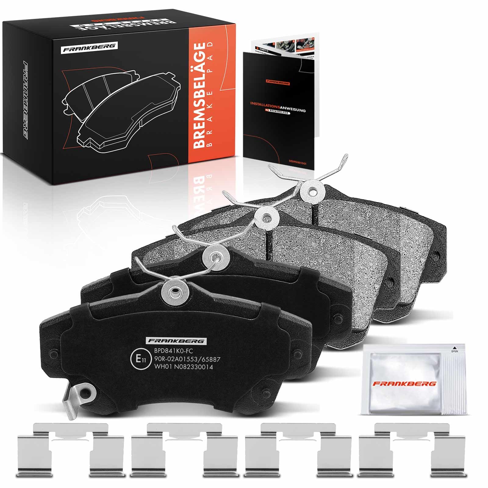 Kit de plaquettes de frein avant Frankberg pour PT Cruiser 4x - 7