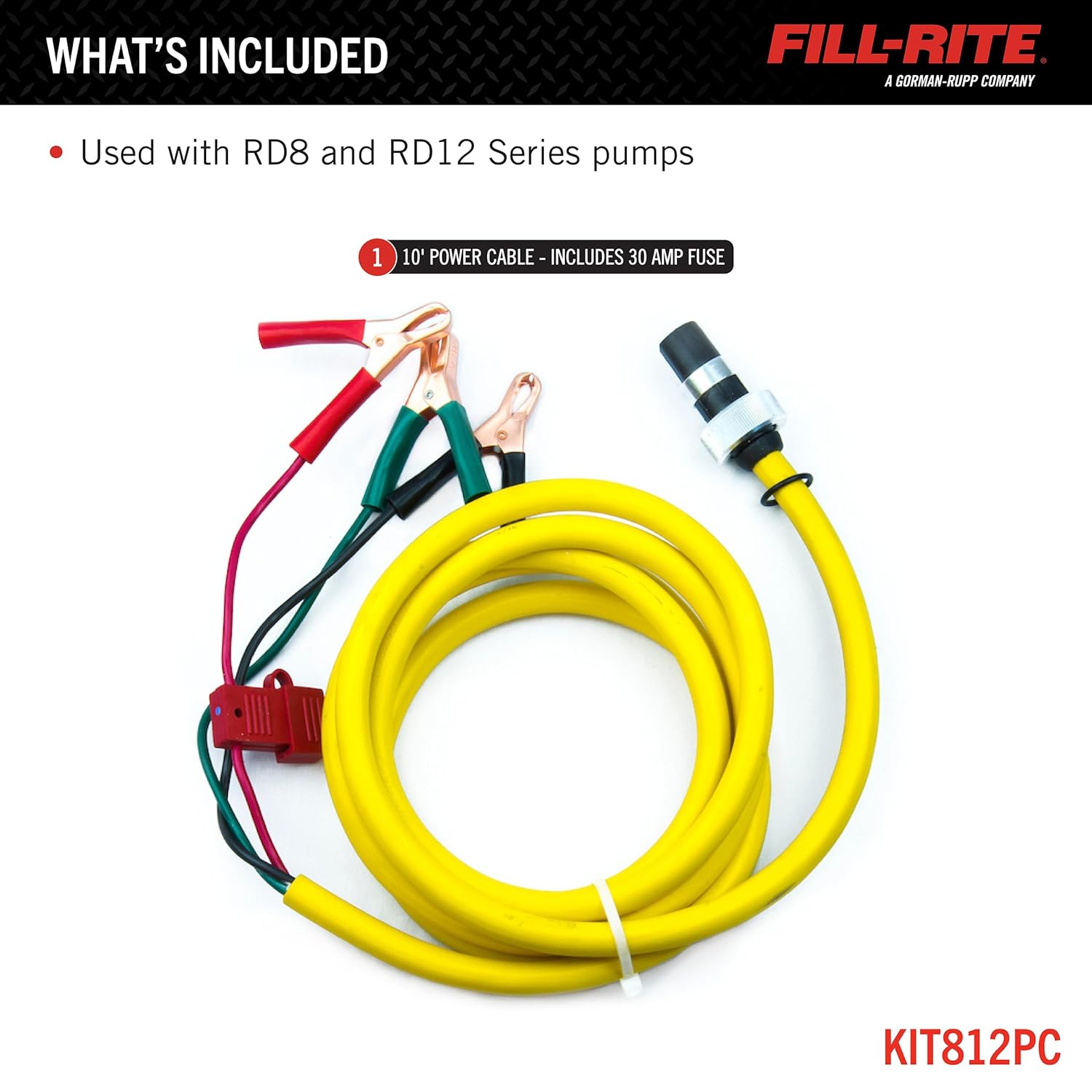 Fill-Rite KIT812PC Power Kit for RD8/RD12 Series Pumps