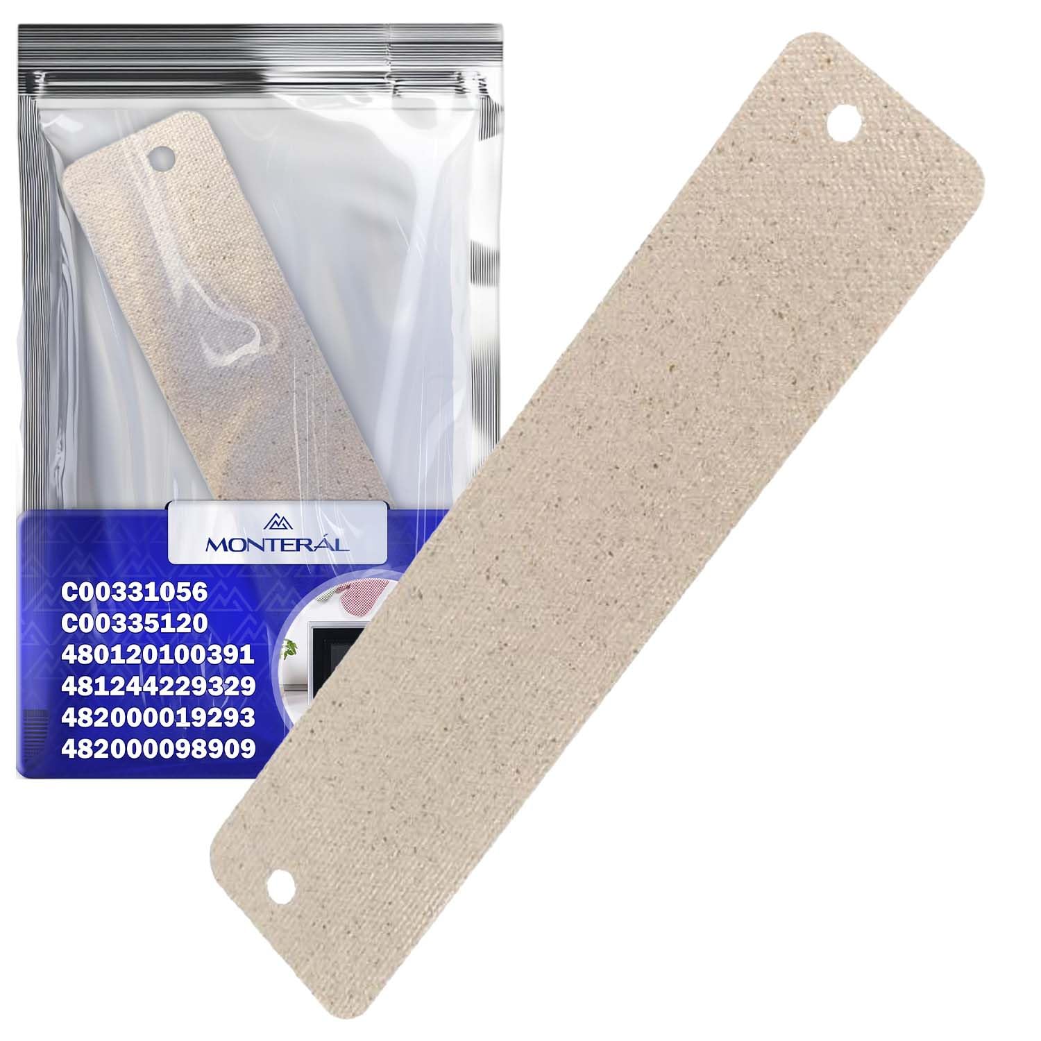 Plaque Mica Micro Ondes 139x33 mm 480120100391 pour Whirlpool - MONTERAL