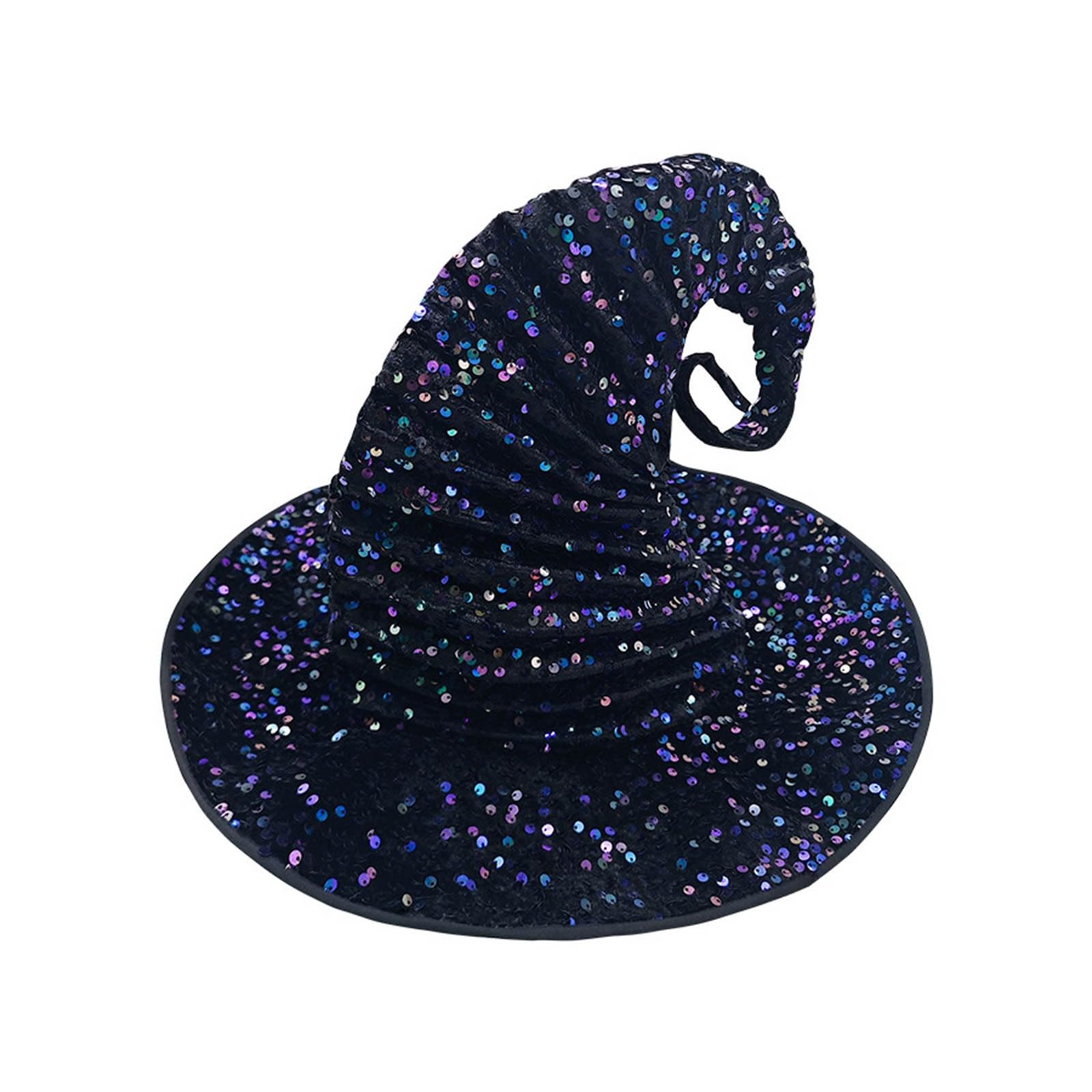 Cappello da strega, costume di Halloween per adulti, cappello medievale, accessorio mistico per feste per eventi cosplay