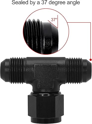 Miniatura 22 de EVIL ENERGY Adaptador de montaje en T macho 6AN con AN6 hembra giratorio en el lado negro