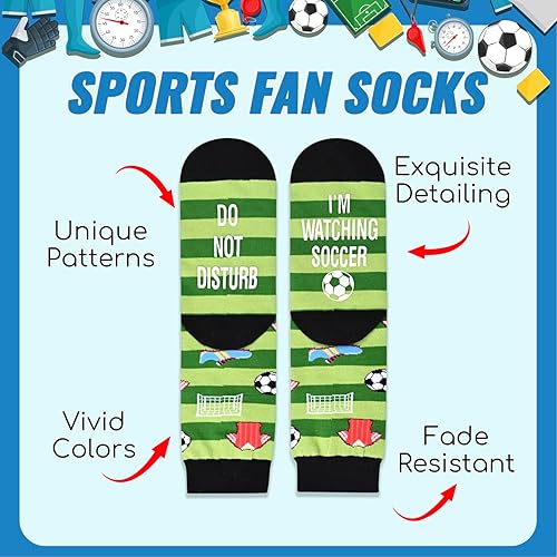 Miniatura 4 de Regalos deportivos para hombres y mujeres Calcetines de béisbol, baloncesto, fútbol, fútbol, carreras, juegos