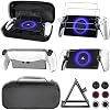 Paquete de accesorios YOOWA para PS Portal - Kit de accesorios negro para PlayStation Portal Remote Player con funda de transporte, cubierta protectora, set de protectores de pantalla, soporte y agarres para pulgares PS5 Portal, 13 ene 2025 | de YOOWA 1