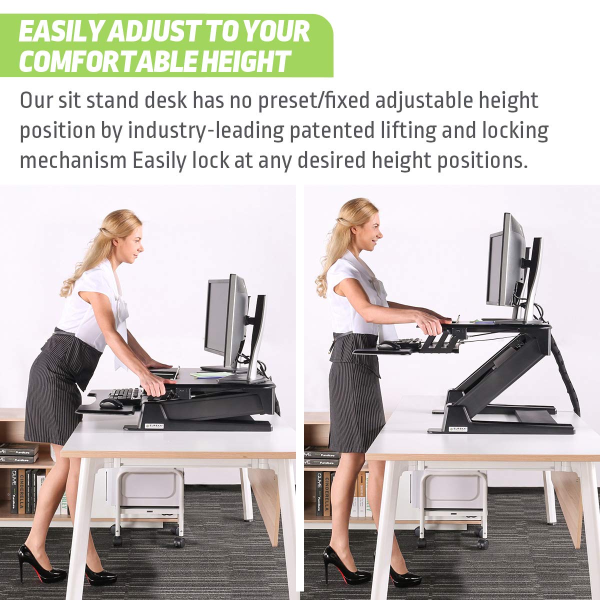 Buy EUREKA ERGONOMIC Standing Desk Height Adjustable SitStand Desk