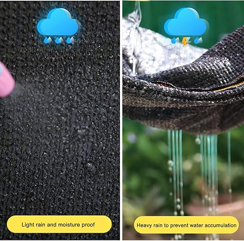 Miniatura 6 de Paño de sombra grueso cifrado, 98% resistente a los rayos UV, protección contra el calor, red de sombra antienvejecimiento, tela de sombra para