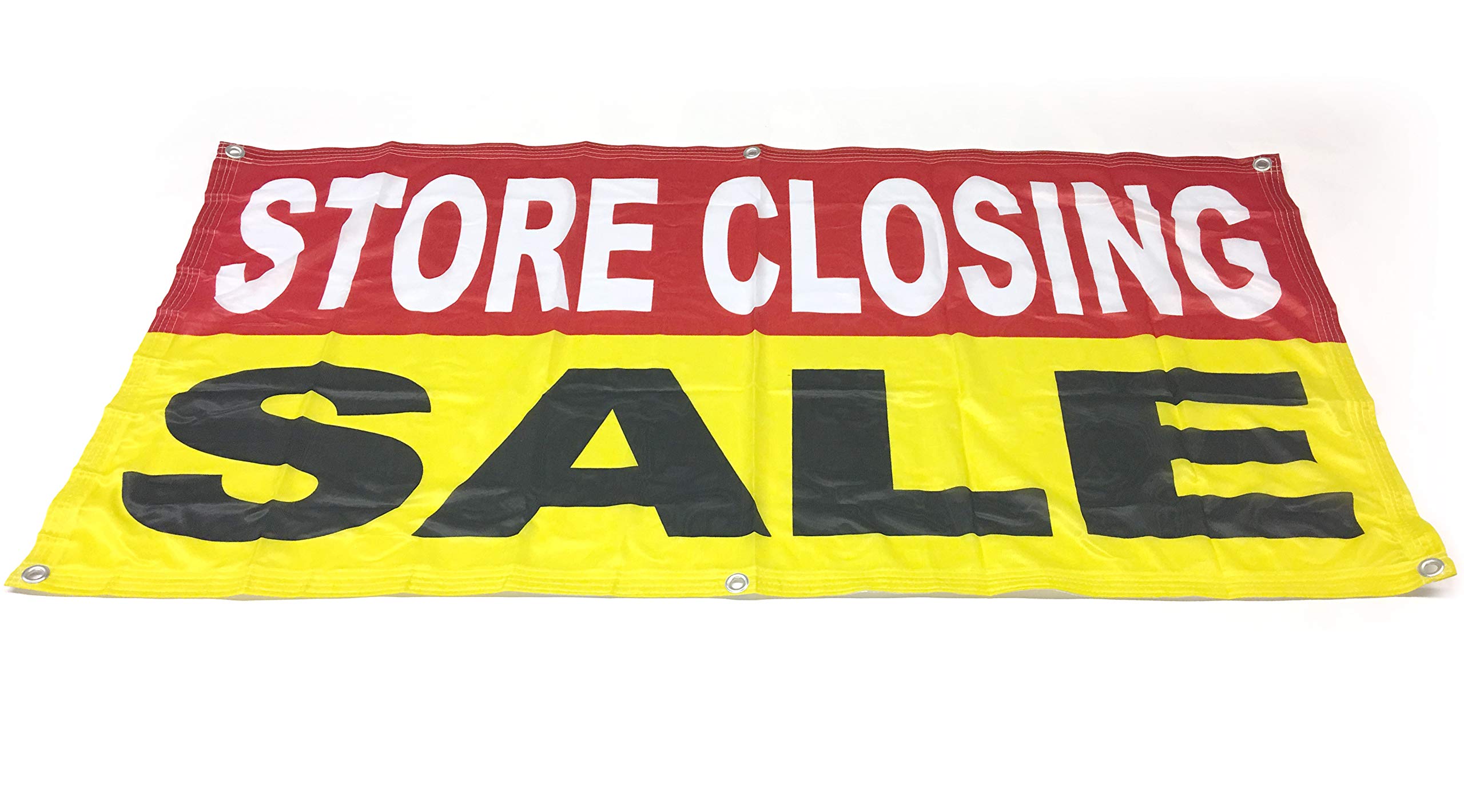 4Less 2x4 Ft STORE CLOSING SALE Banner Sign ryb - Polyester Fabric