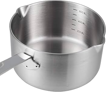 IMEEA Melk Pan Boter Warmer 12cm, 600ml Tri-Ply RVS Saus Pan