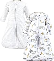 Vista 67 de Hudson Baby Saco de dormir unisex de algodón con manga larga para bebé, saco, manta