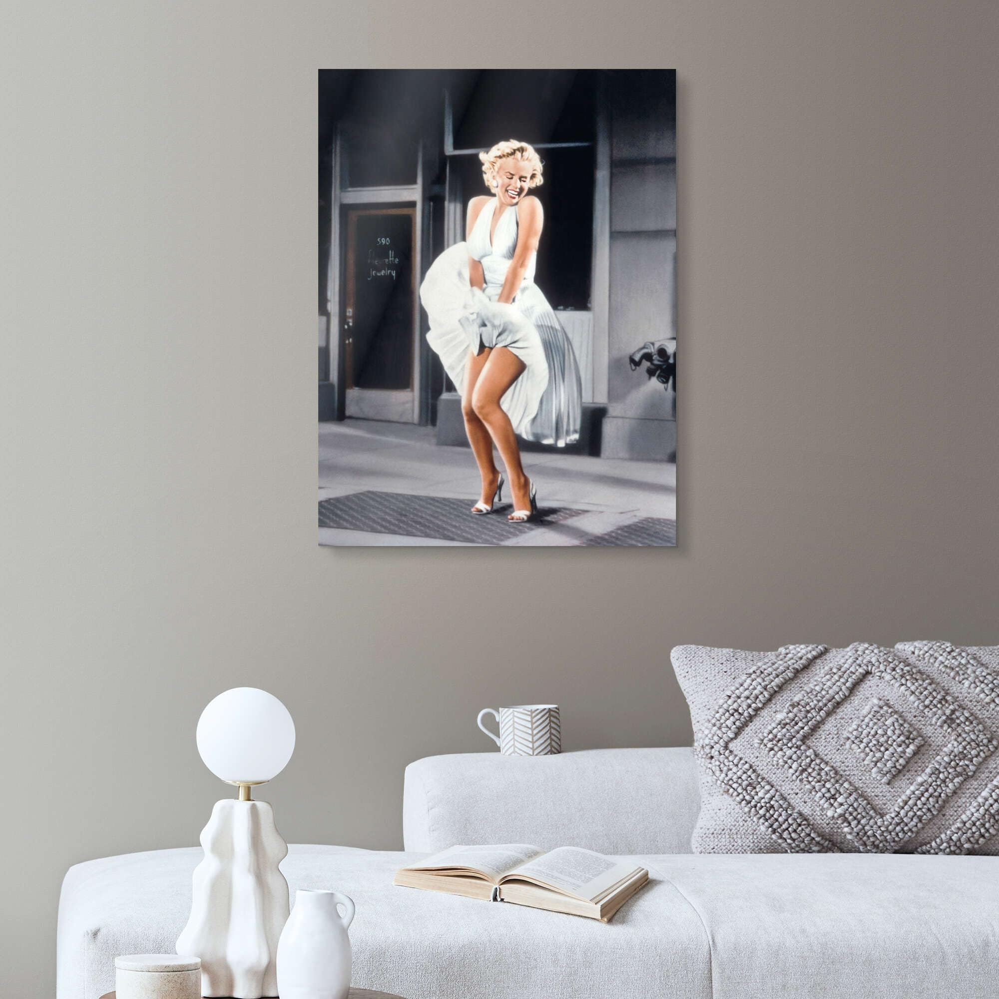 Posterlounge Marilyn Monroe, Das verflixte 7. Jahr, 1955 Acrylglasbild | 50 x 70 cm Wandbilder Wanddeko