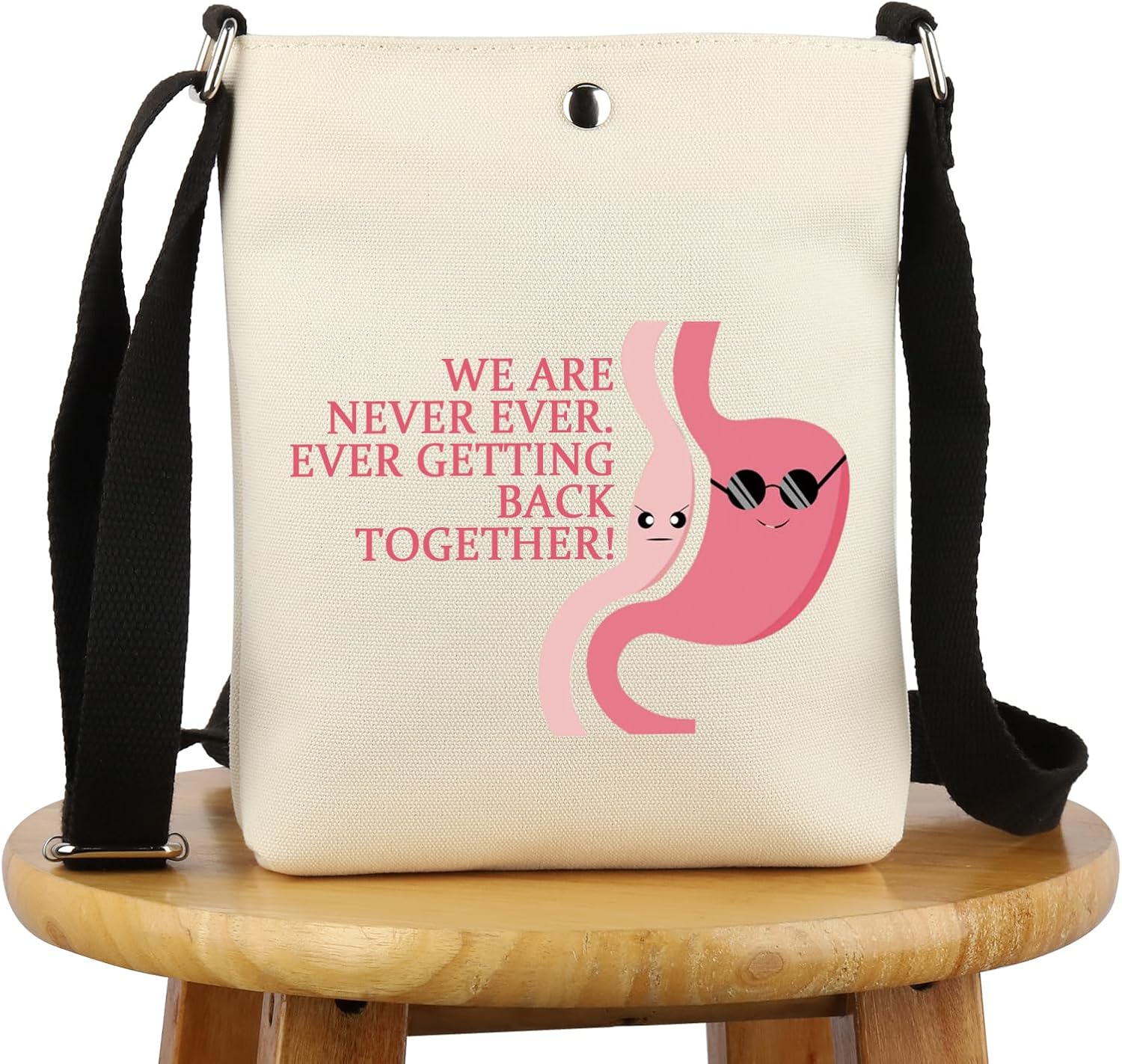 G2TUP Surgery Gastric Awareness Gift We Are Never Ever Makeup Bag Gastric Sleeve Surgery Medical Cosmetic Bag Surgeon Gift Zipper Travel Bag (We Are Never Ever X)