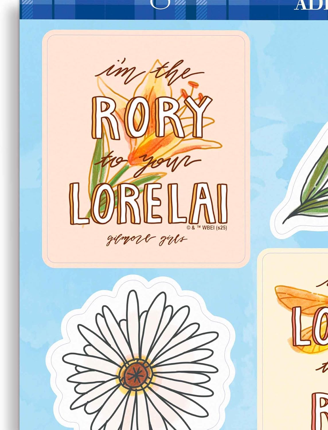 Gilmore Girls Lorelai and Rory Adhesive Vinyl Decals - Nostalgic Set of Gilmore Girls Stickers for Laptop or Journal, 1 Pack (4 Count) - Image 4