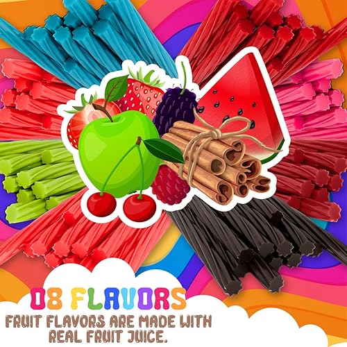 Miniatura 6 de Amish Good Gourmet - Caramelo de regaliz gourmet  Premium, dulce y masticable, cereza roja Jumbo regaliz torcido, aperitivo perfecto de menos de 100