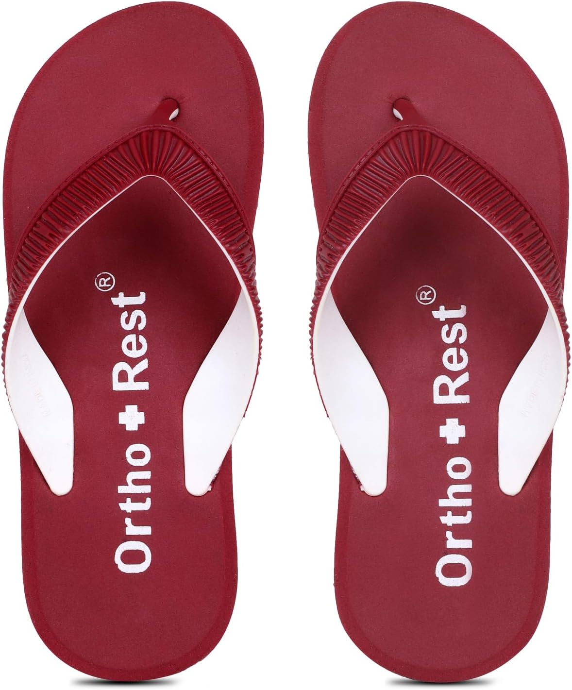 Ortho + Rest Doctor Slippers for Women Orthopedic Non Slip Lightweight Comfortable Flat Casual Stylish Dr Chappals and House Flip flops For Ladies and Girl’s