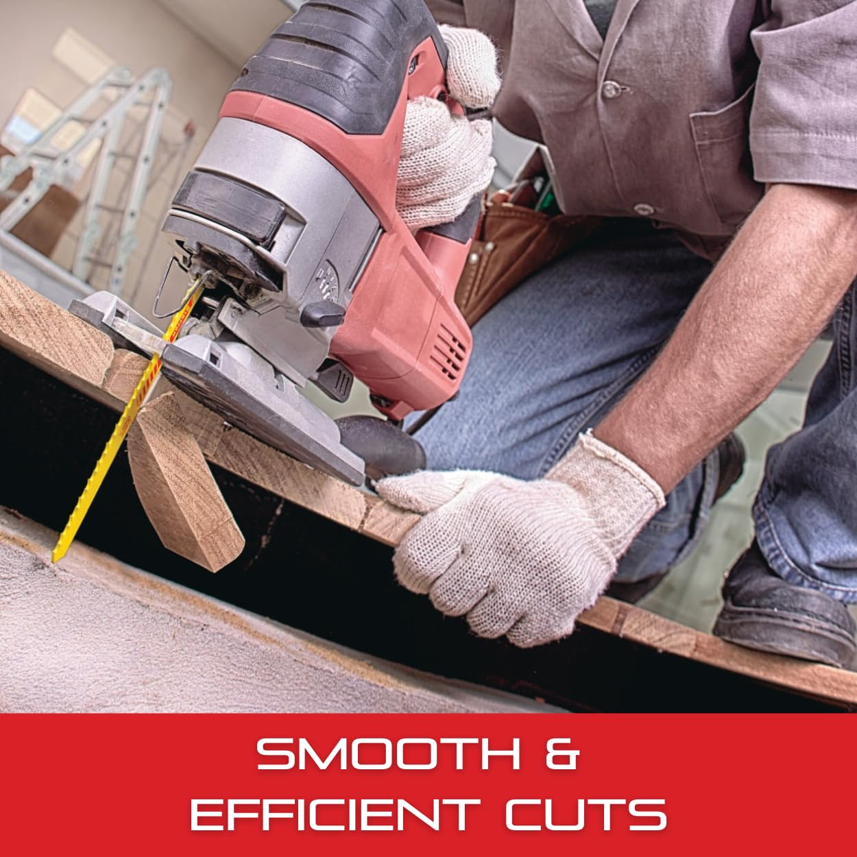 Starrett Bi-Metal Unique Unified Shank Metal Cutting Jig Saw Blade - 2" Length, 3/16" Width, .040" Thickness, 24 TPI, Wavy Set Type - 20-Pack - BU224S-20
