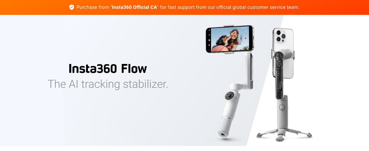 Insta360 Flow Creator Kit - Smartphone Gimbal with AI