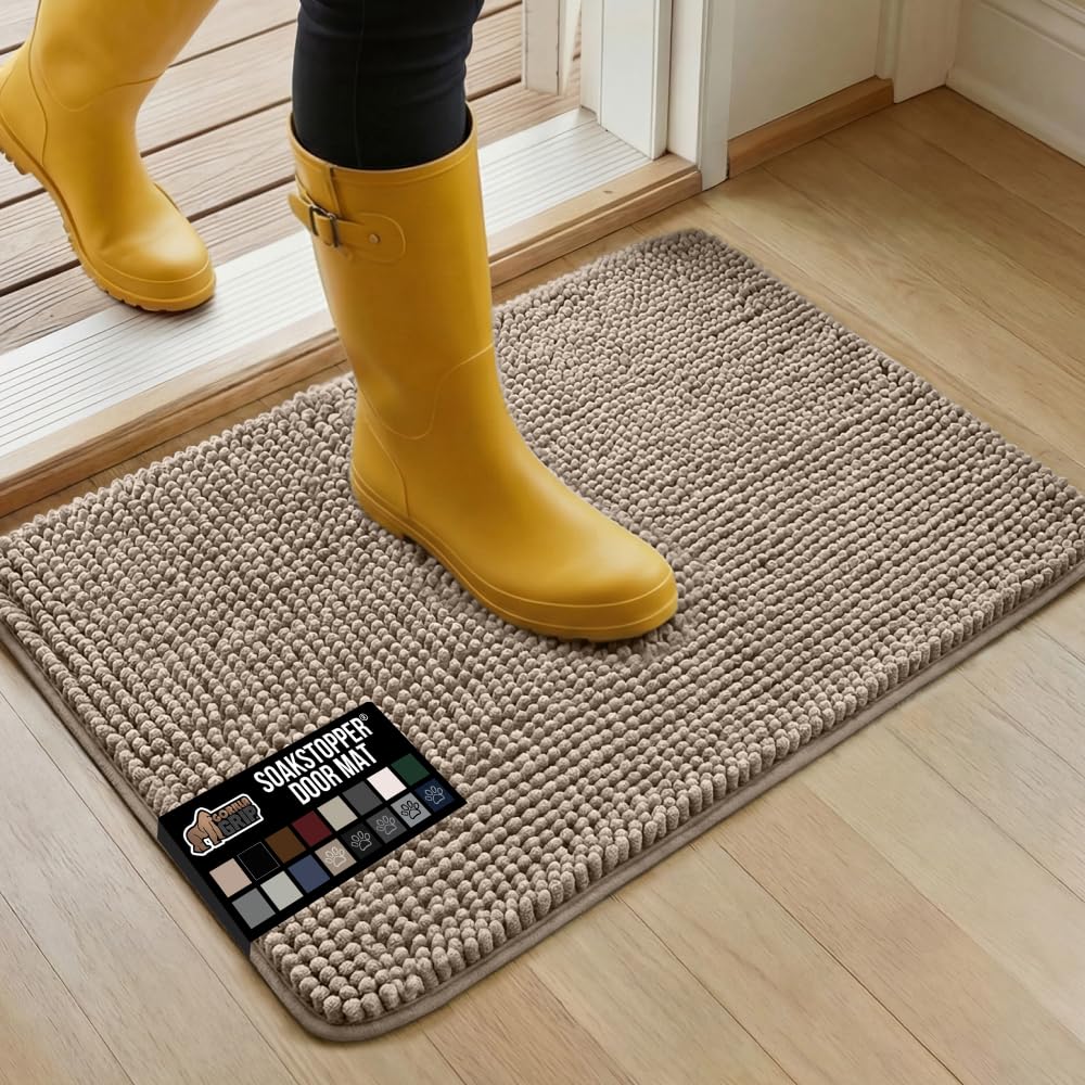 Amazon.com : GORILLA GRIP SOAKSTOPPER Dog Door Mat, Machine