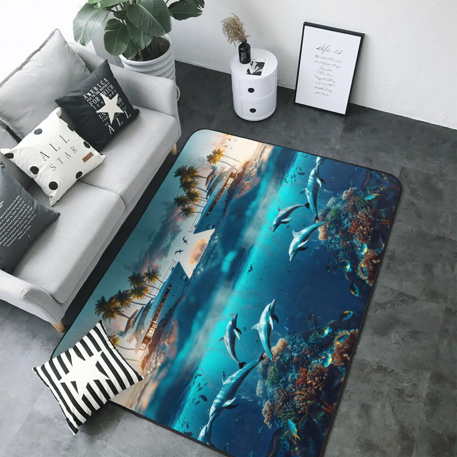 Tapis de chambre doux hawaïen pour créer un cocon d'évasion