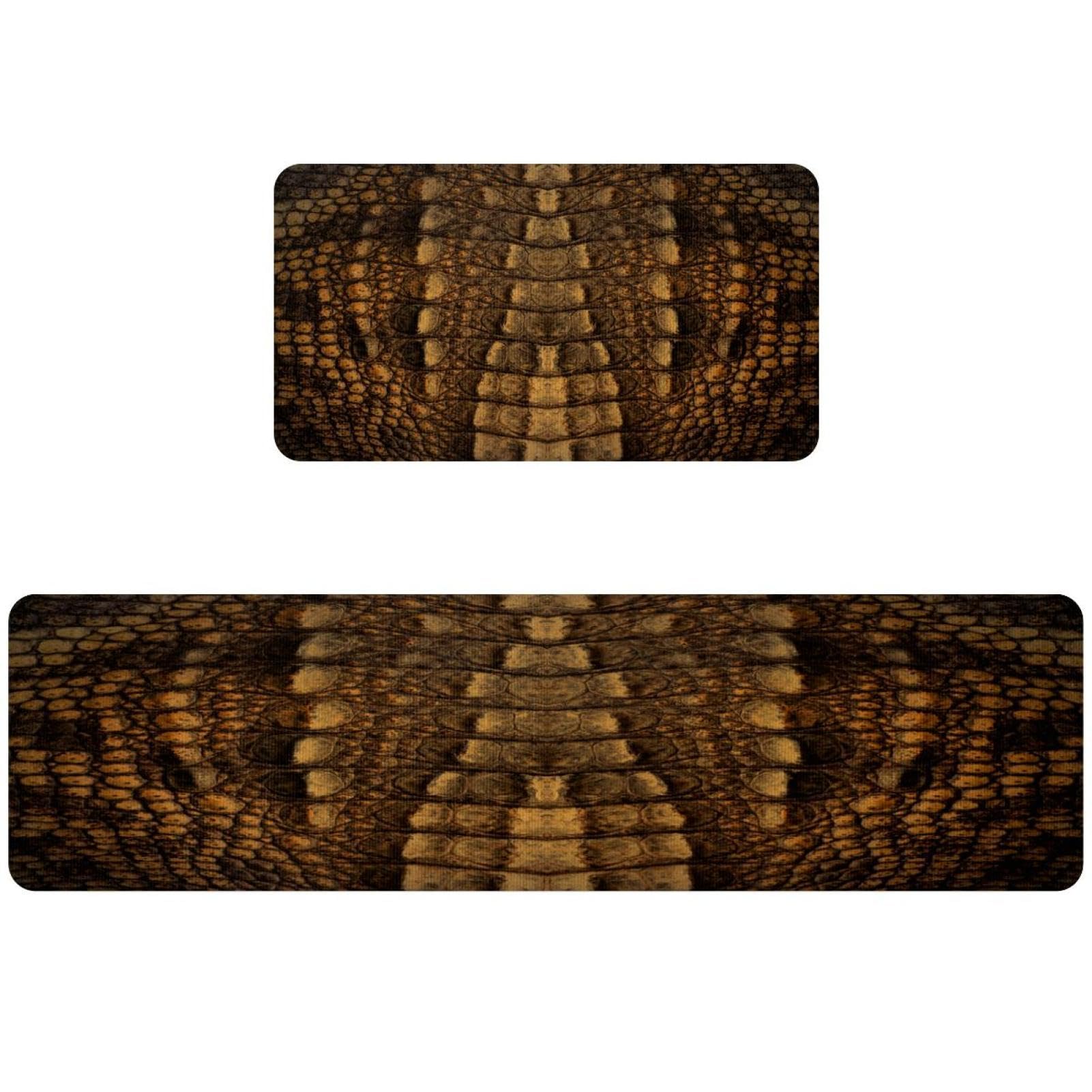 Tapis de cuisine antidérapant fini les glissades avec ce lot de 2 lavables
