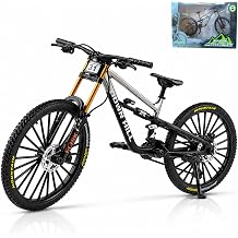 18 Scale Mountain BicycleBike Toy DS Finger Bicycle Model Alloy MTB Desktop Decoration DH Bike Action Figurine Toy for Collectible 31 Black