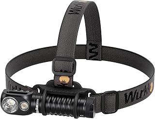 wurkkos HD20 Right Angle Flashlight Rechargeable Headlamp with Spotlight and Floodlight,IP68 Waterproof,Max 2000 Lumen,Magnetic Tailcap,Bright Angle-Head Flashlight and Toollamp