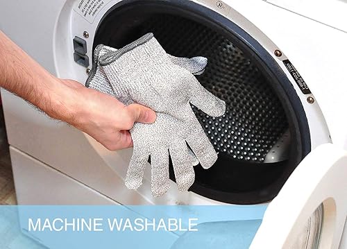 Miniatura 5 de Cut Resistant Gloves Food Grade Level 5 Hand Protection,Kitchen Cut Gloves (X-Small)